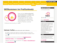 Tablet Screenshot of freifunk-halle.org